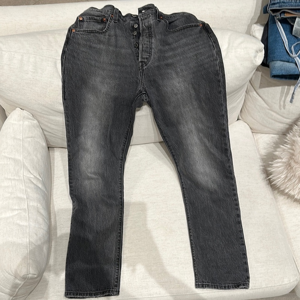 Levi’s 501 Skinny Black Denim Jeans
